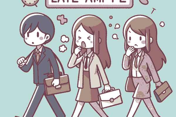 社会人の月に2回の遅刻は平均以上?