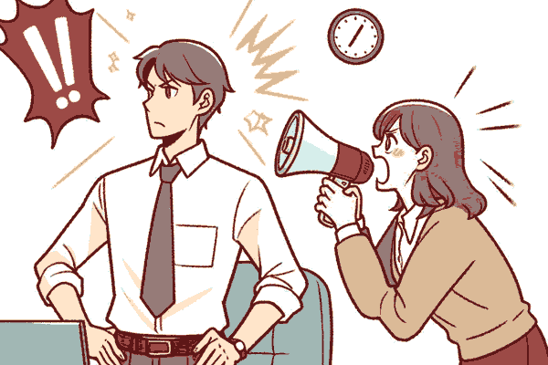 大人しい部下がキレた