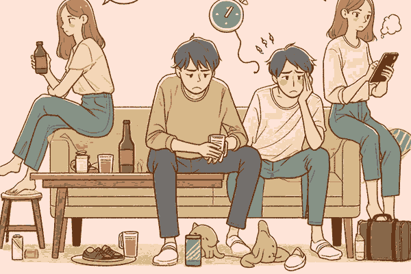 話してると疲れると言われた