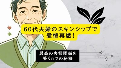 60代夫婦のスキンシップで愛情再燃！