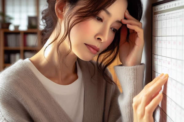 女性特有？更年期や生理前（PMS）が原因で心がざわざわする時