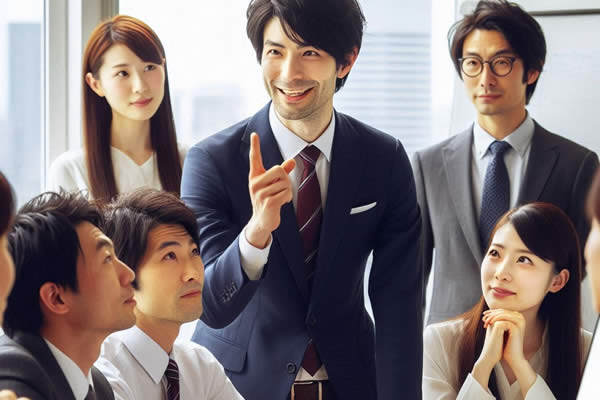 周囲を巻き込むリーダーシップ!エネルギッシュな男性の仕事術